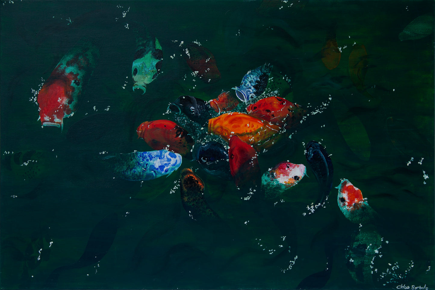 "Gasp" 24 x 36 Original Painting
