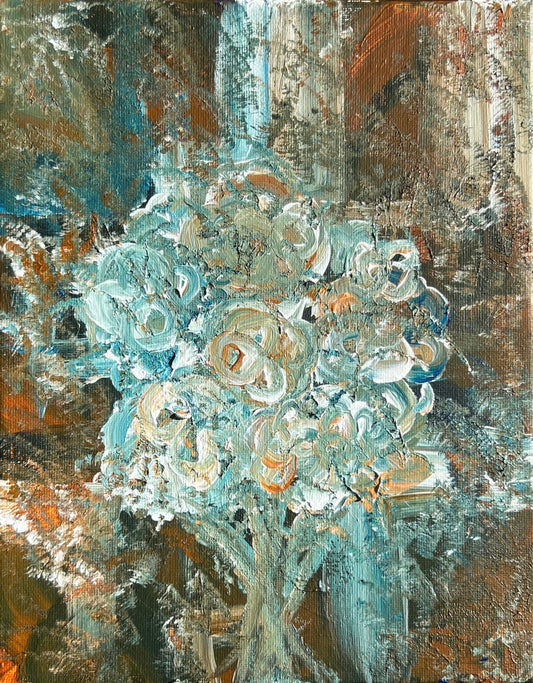 'Blue Bouquet" Print